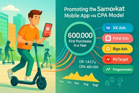 Стратегия роста для приложения «Самокат»: 600 000 покупок по CPA-модели - Project Preview