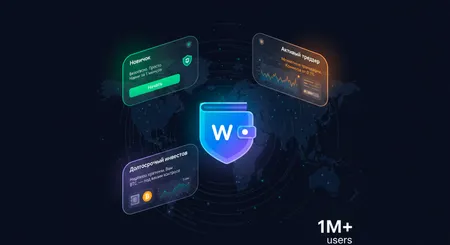 Привлекли 1 000 000 пользователей для международного крипто-кошелька - Project Preview